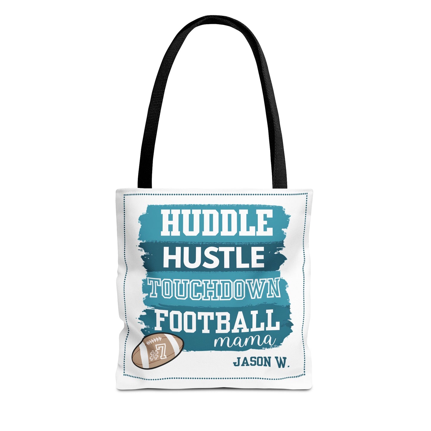 Personalized Football Mom Tote
