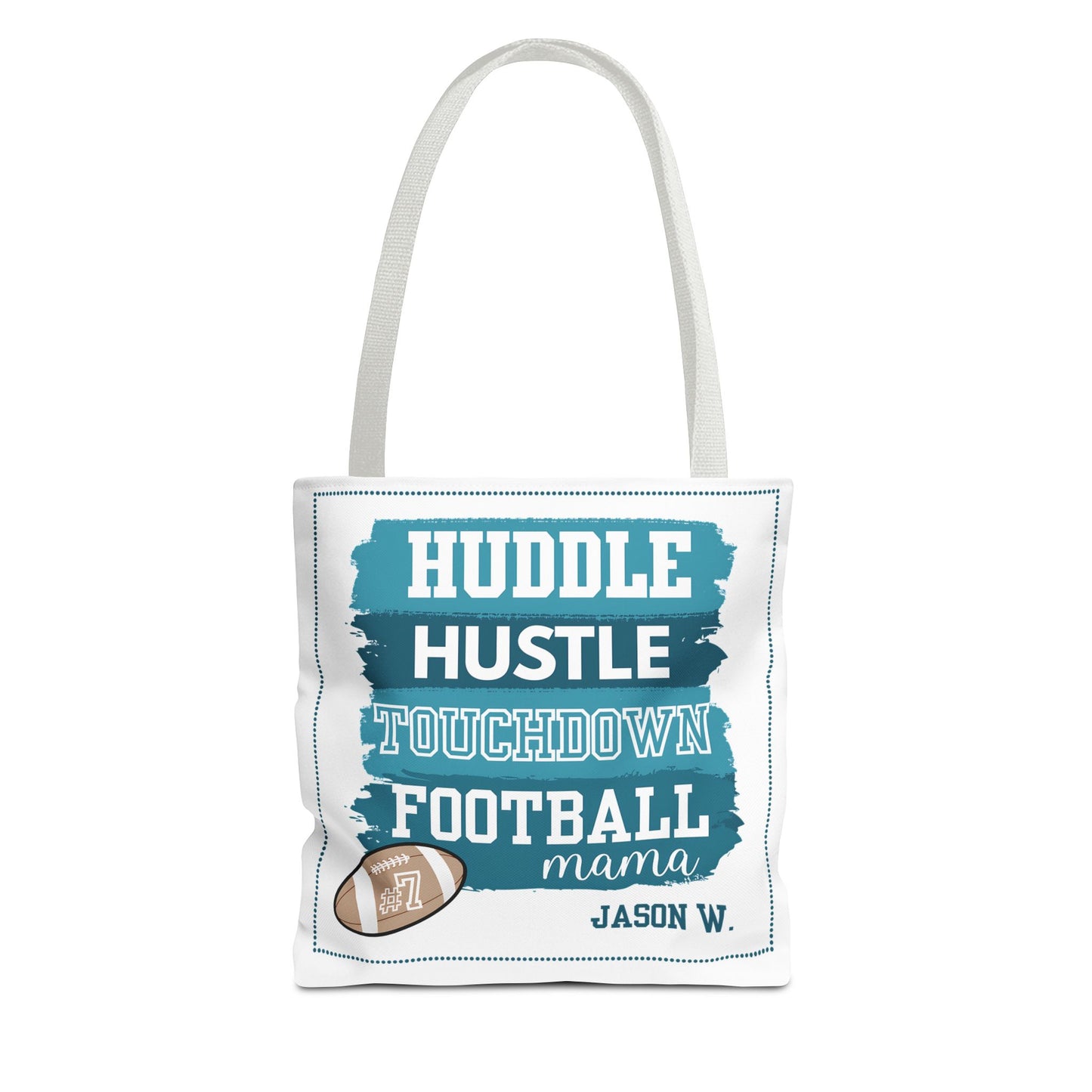 Personalized Football Mom Tote