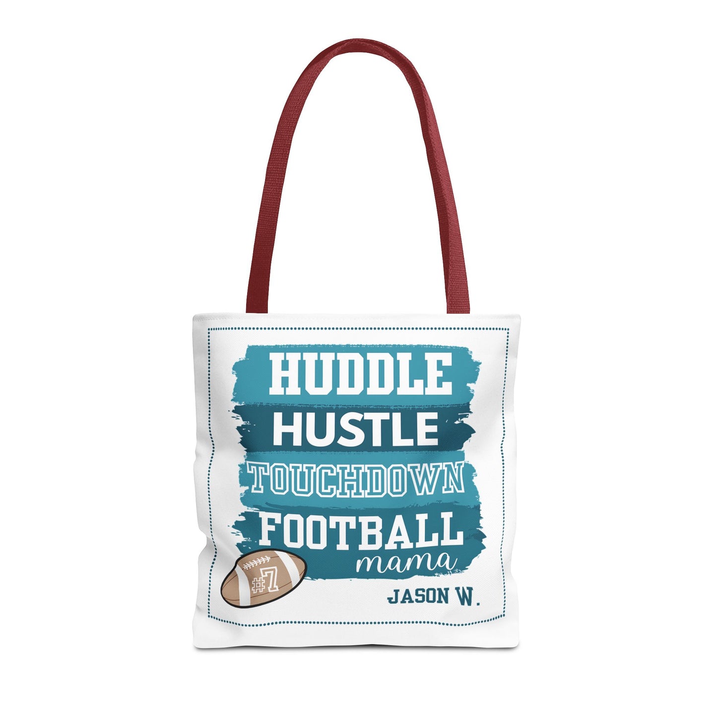 Personalized Football Mom Tote