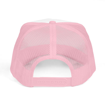 Sporty Mama Embroidered Trucker Hat Pink