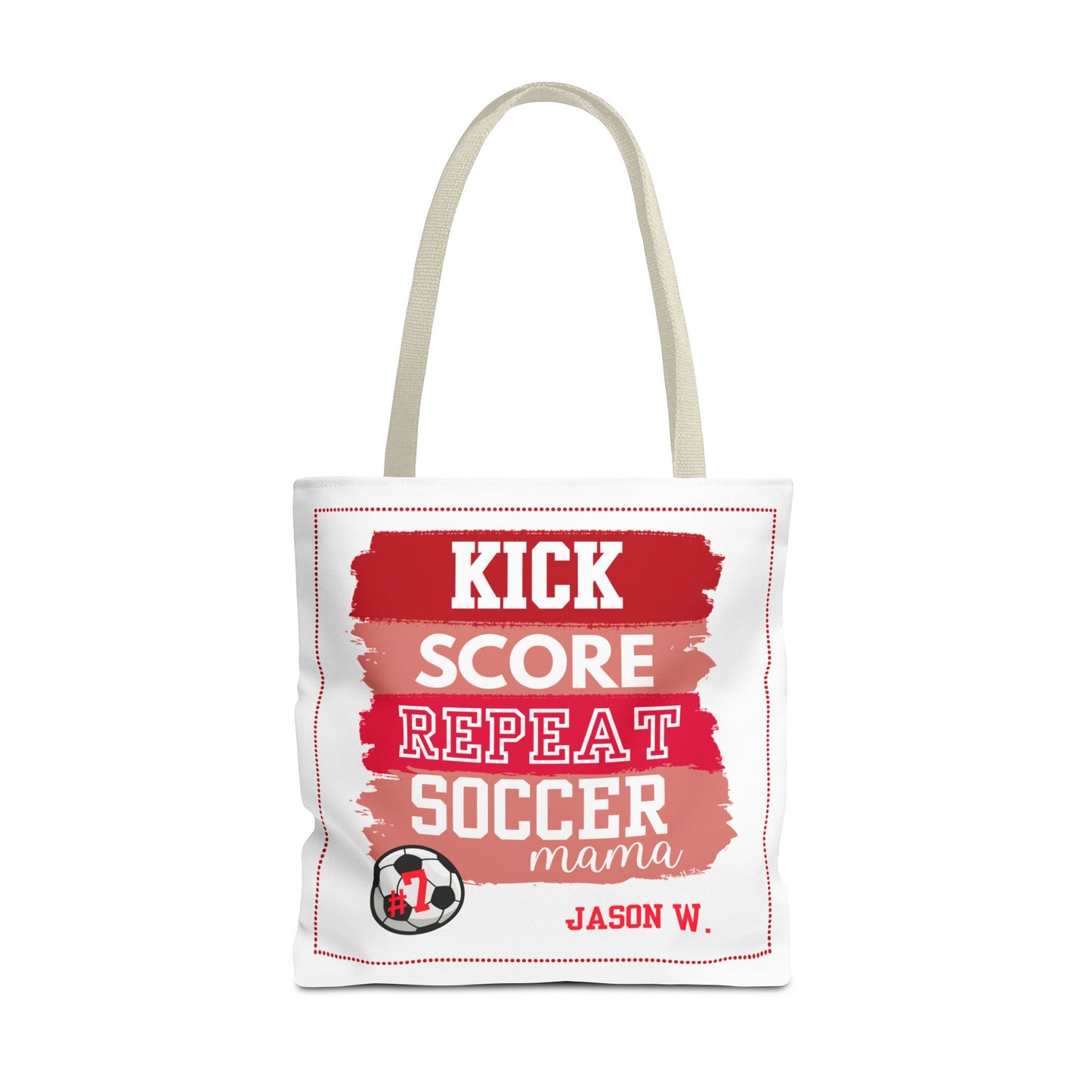 Personalized Soccer Mom Tote